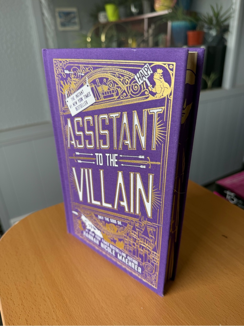 Assistant to the Villain Hardcover Book with Sprayed Edges